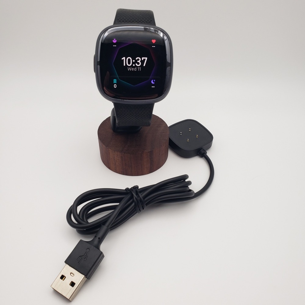 Fitbit Sense 2 Smartwatch Unisex OS Black FB521 GPS Health Tracker Fitness 3495